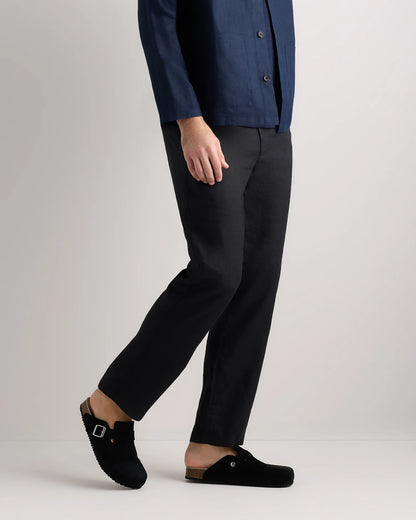 100% European Linen Trousers - 30X30 / Chambray Blue