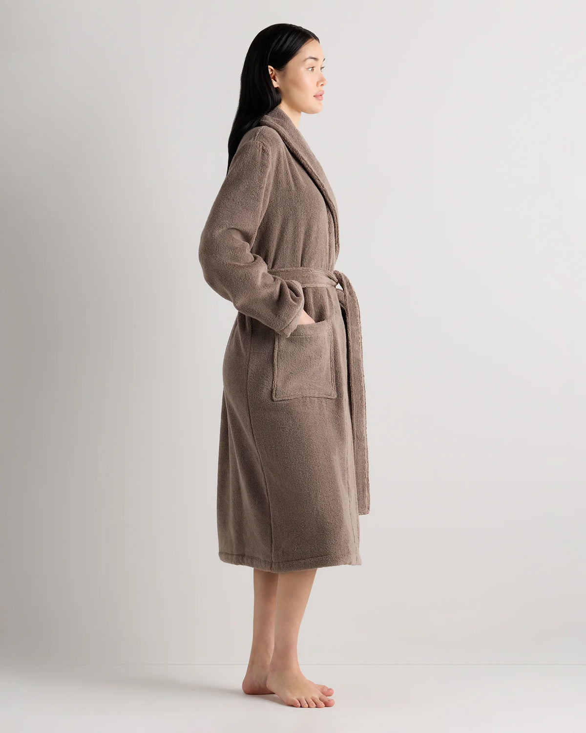 Turkish Cotton Terry Robe - XS / White