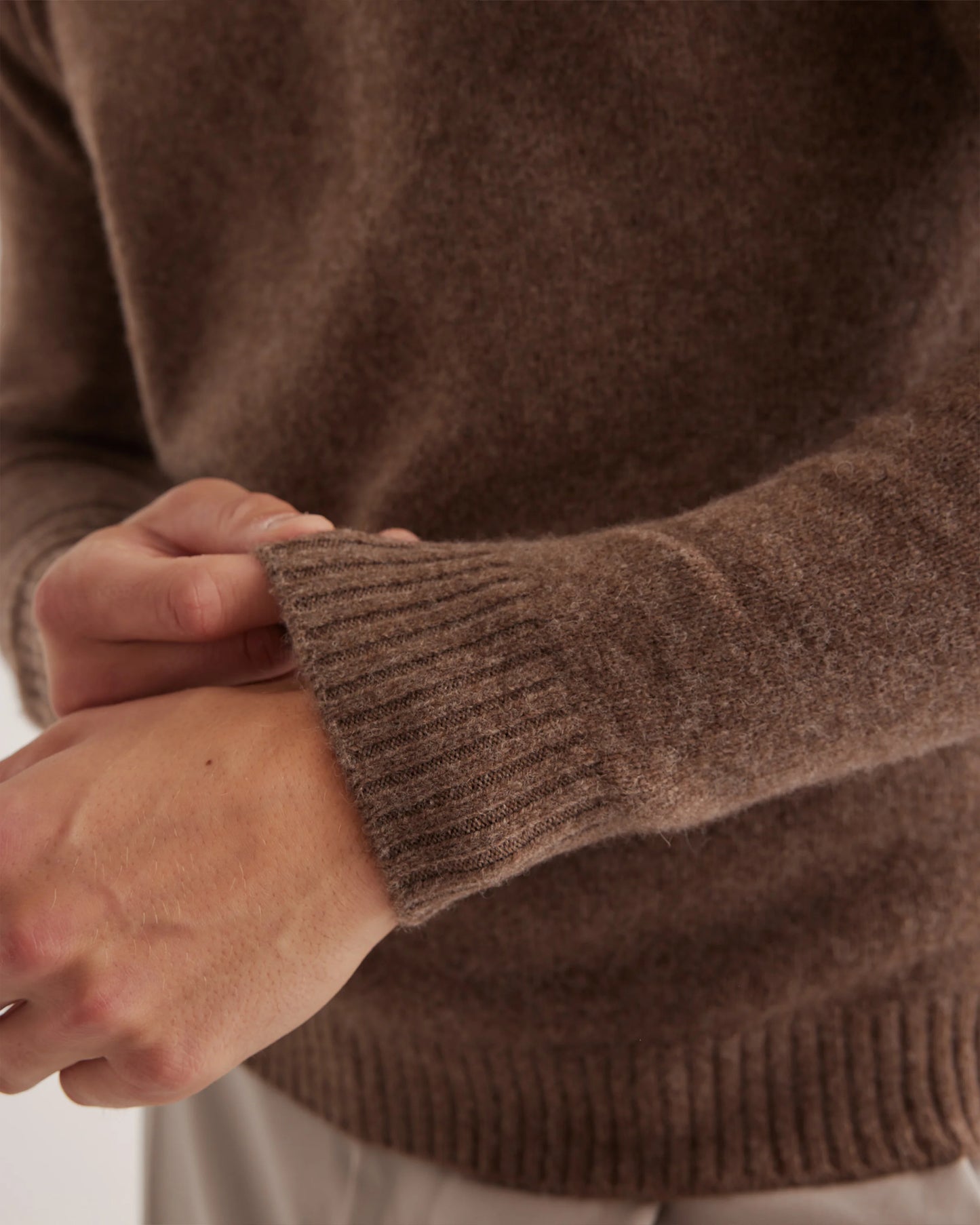 100% Yak Wool Crewneck Sweater - XS / Starry Night Navy