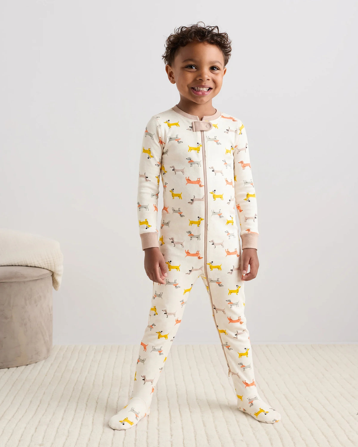 100% Organic Cotton Footie Pajama - 2T / Vehicles