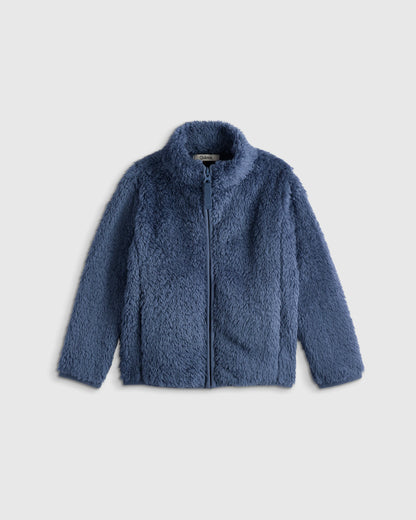 Recycled Sherpa Fleece Jacket - 2T / Ivory
