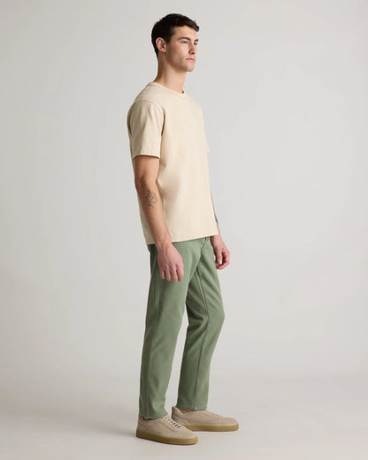 French Terry 5-Pocket Pants - Slim - 30X30 / Bayberry Olive