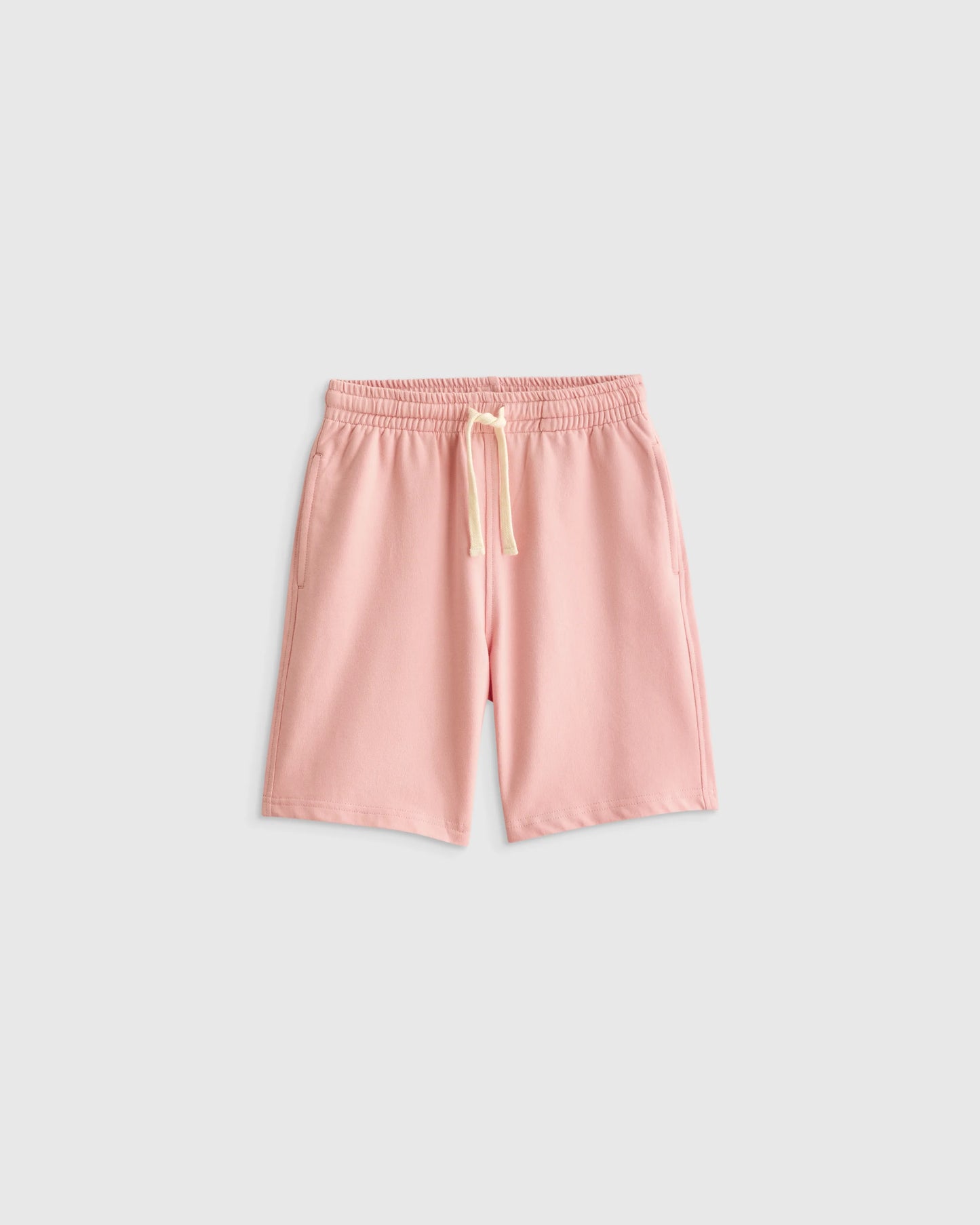 100% Organic Cotton French Terry Short - 6 / Coral Pink