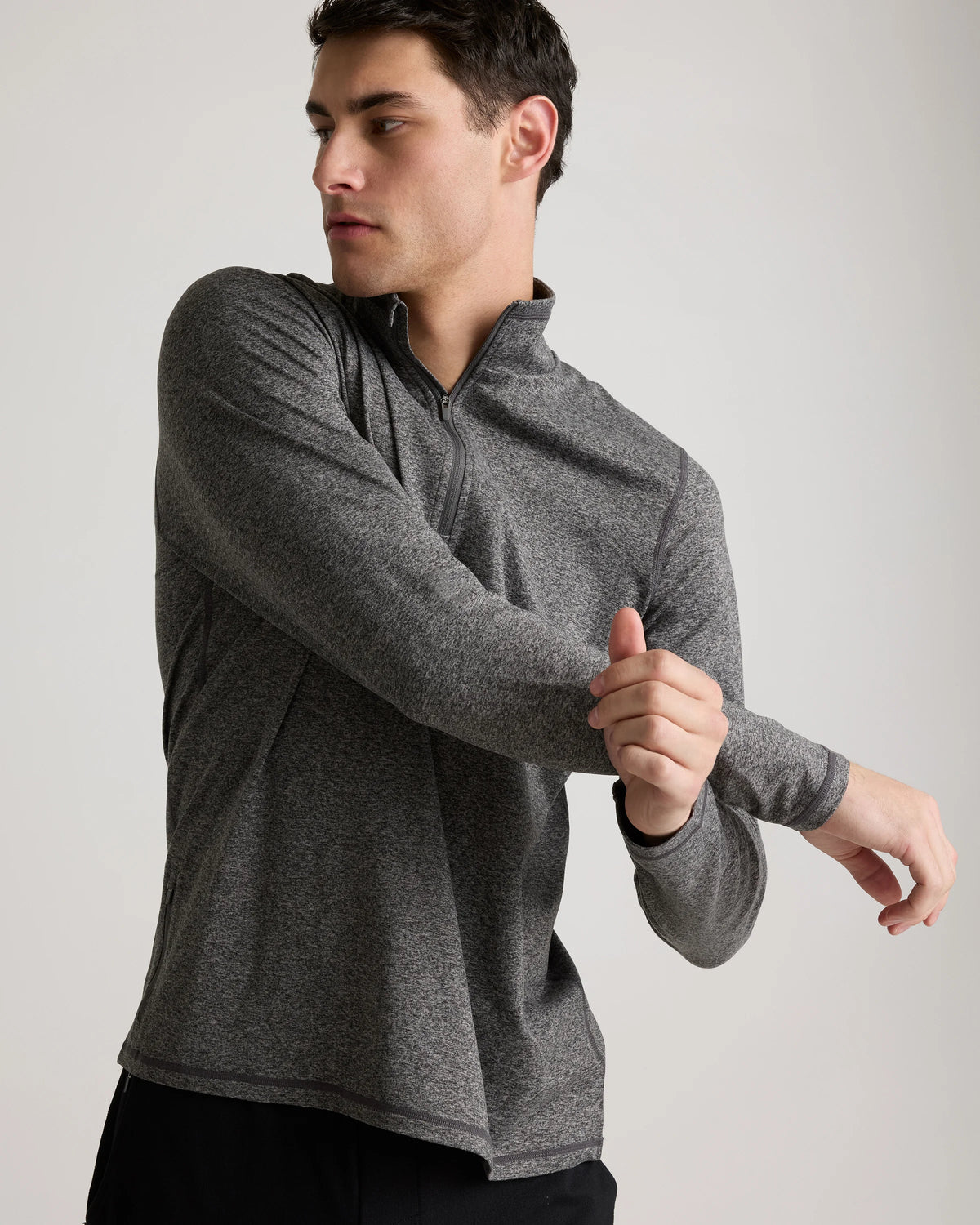 Flowknit Performance Half-Zip - XS / Heather Morel Grey