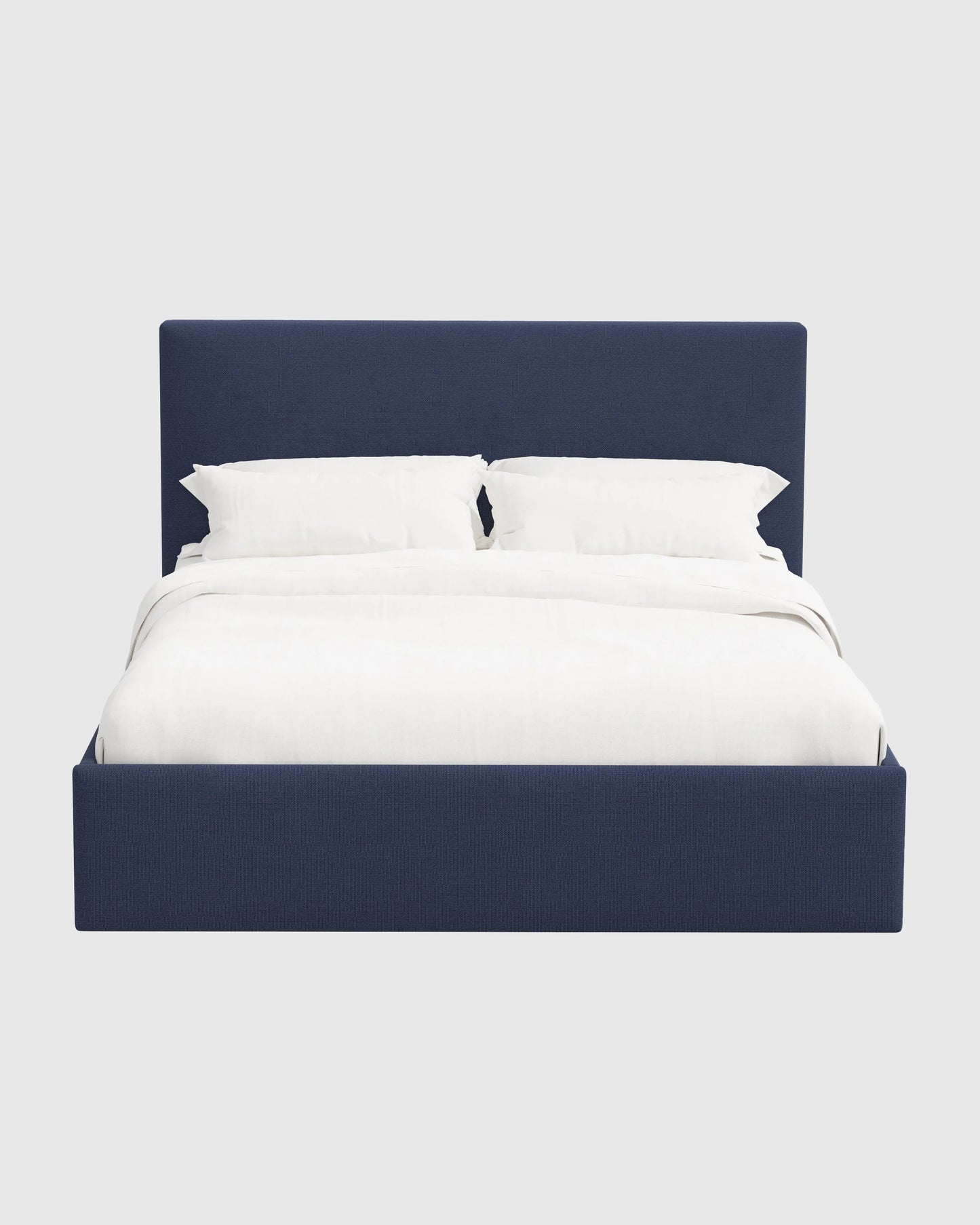 100% Linen Square Bed - Full / Canvas