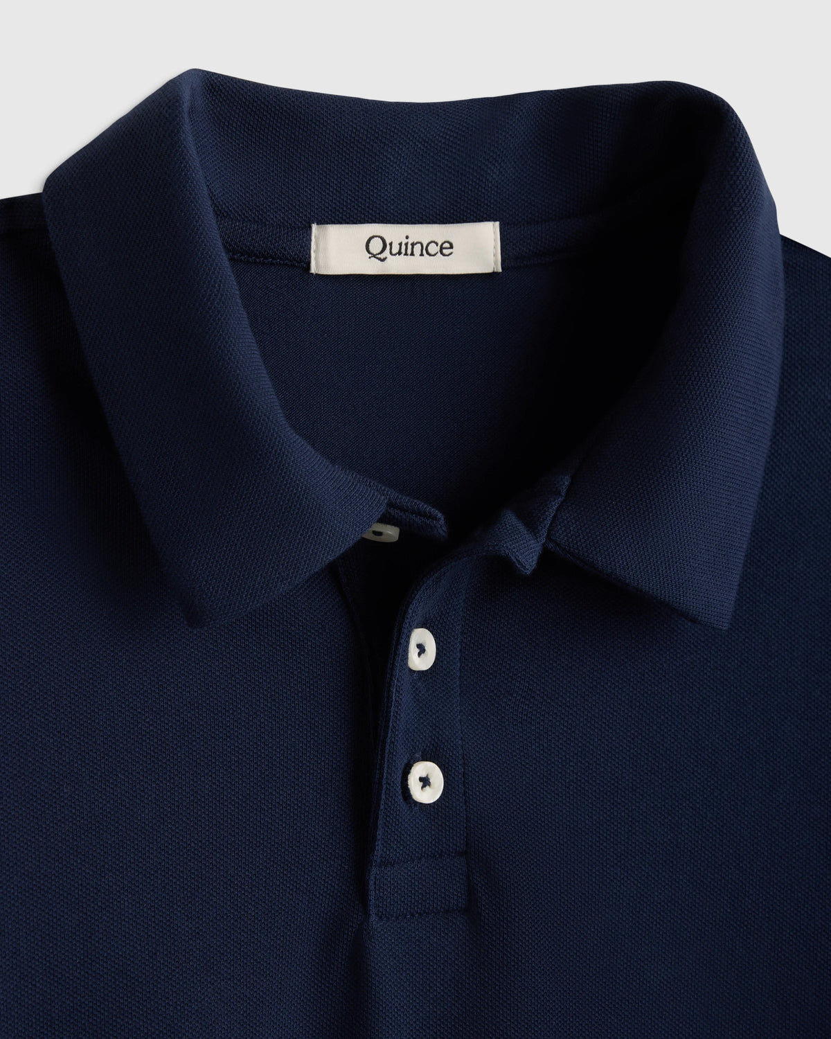 Organic Cotton Long Sleeve Pique Polo - 2T / White