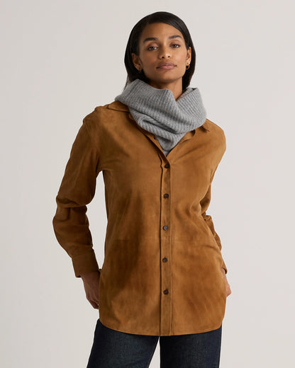 Mongolian Cashmere Snood - One Size / Ivory