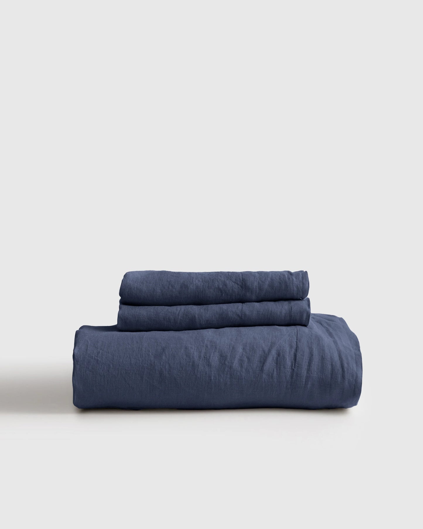 European Linen Fitted Sheet Set - Twin / Peach