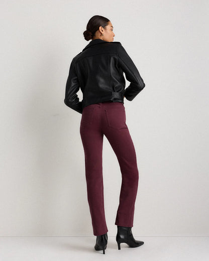 Bella Stretch Straight Jeans - 24 / Twilight Blue Fray