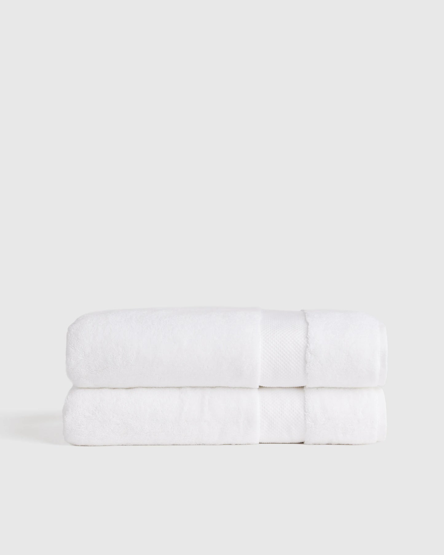 Turkish Ultra Plush Bath Sheet (Set of 2) - One Size / White