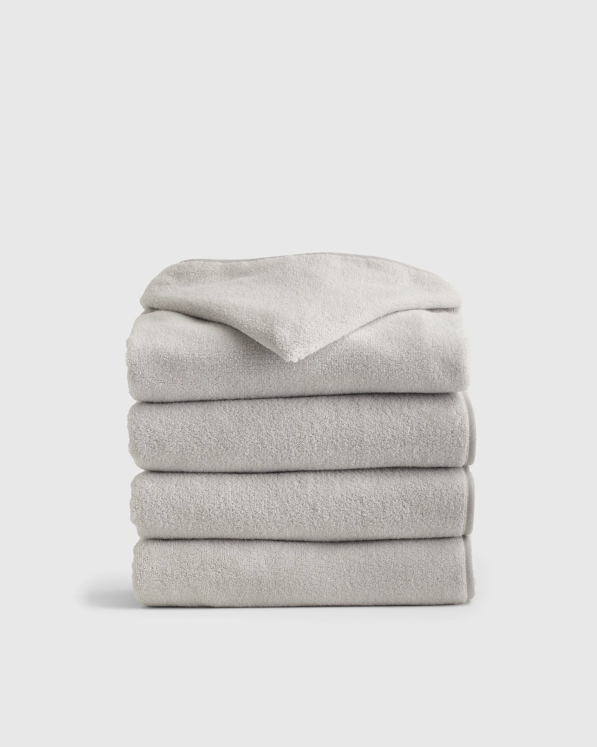 Organic Turkish Cotton Kids Hooded Towel Set 4-Pack - One Size / Light Blue