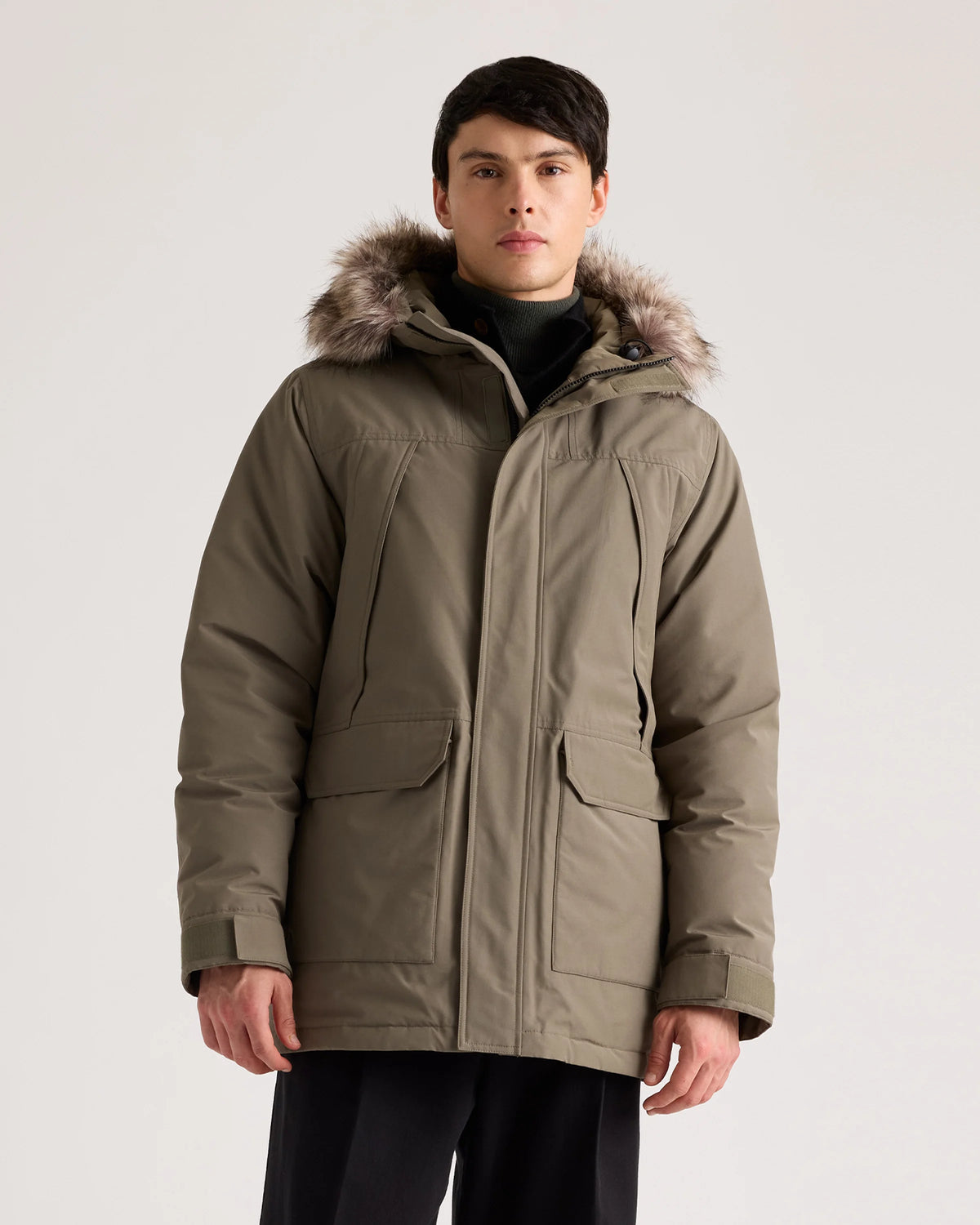 Responsible Down Hooded Parka - S / Storm Blue