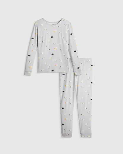 Bamboo Long Sleeve and Pant Pajama Set - 2T / Wildflower Dreams