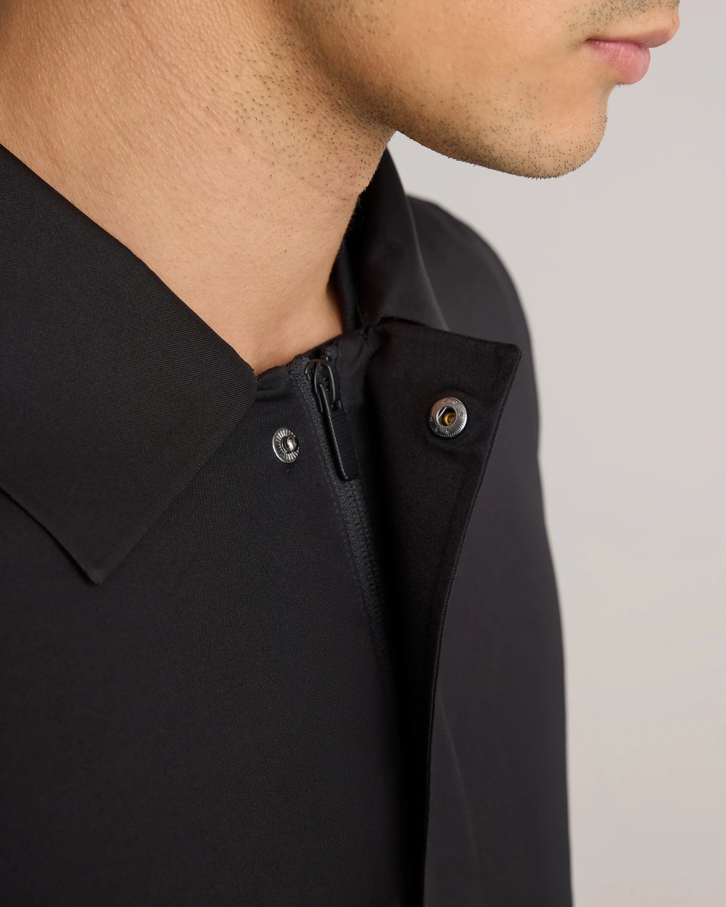 Weather Proof Long Rain Jacket - S / Storm Blue