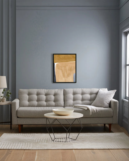 Suspension in Umber by Julia Balfour - 21.25"x26.25" / Oak