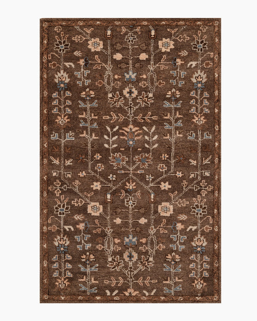 Willow Wool Rug - 5' x 8' / Brown