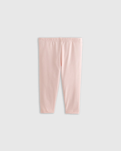 Organic Cotton Leggings - 12-18M / Bright Blush
