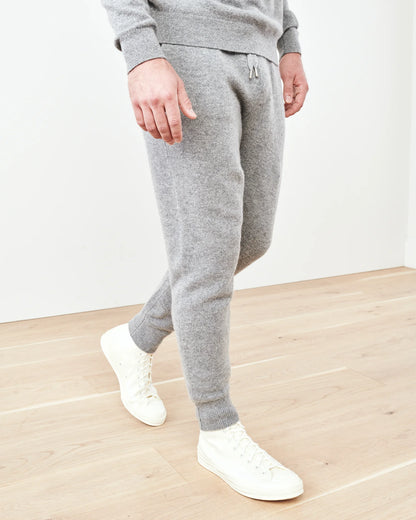 Mongolian Cashmere Jogger - S / Heather Truffle Brown