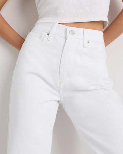 Bella Rigid Straight Jeans - 24 / Rinsed Indigo Blue