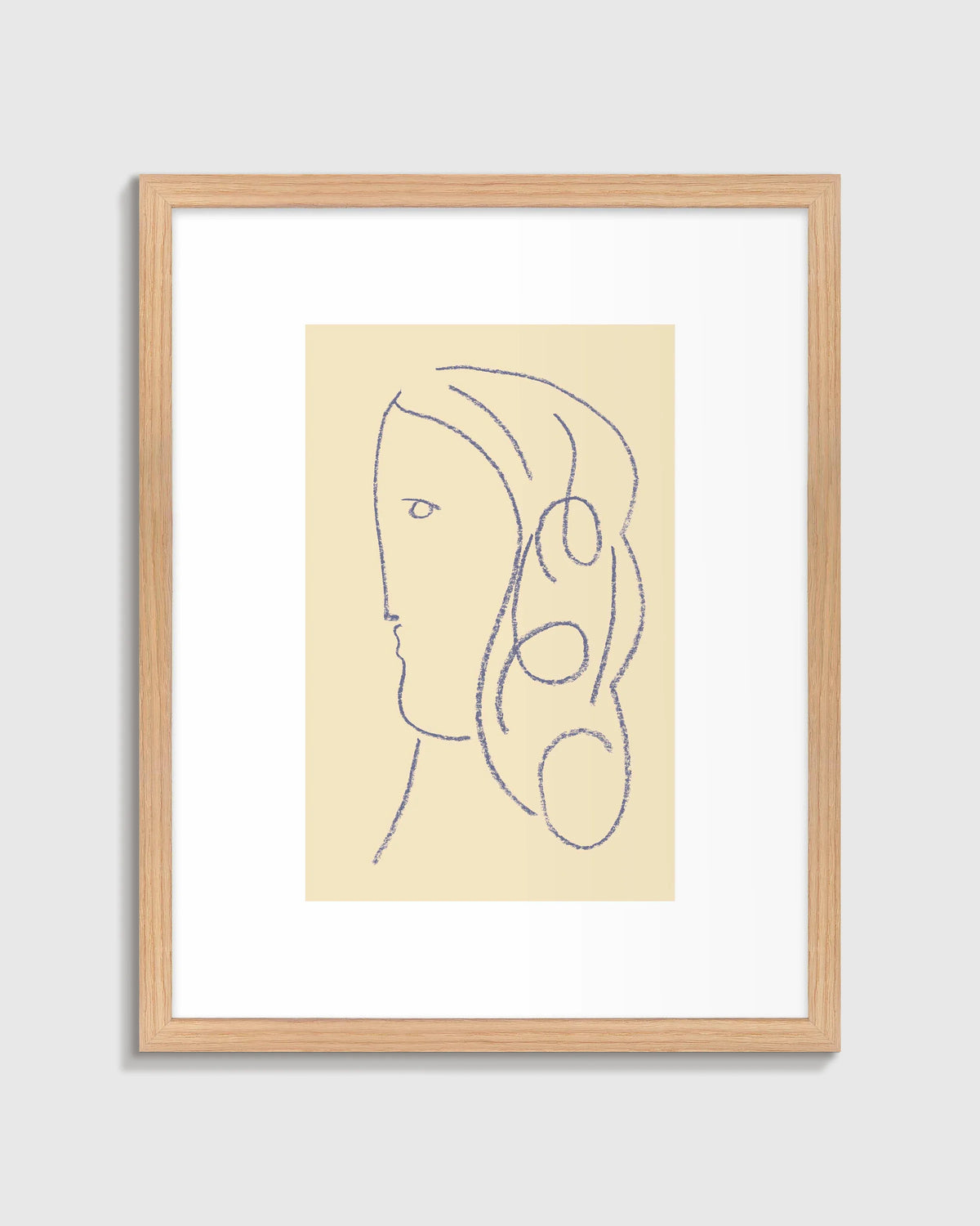 Selene by Jeff Jackson - 21.25"x26.25" / Oak