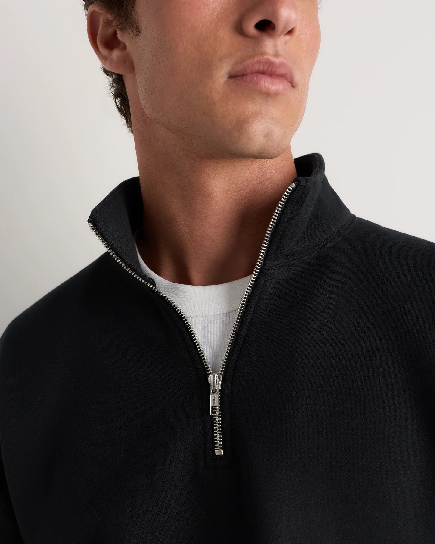 Everyday Fleece Quarter-Zip Sweatshirt - S / Coastal Sage