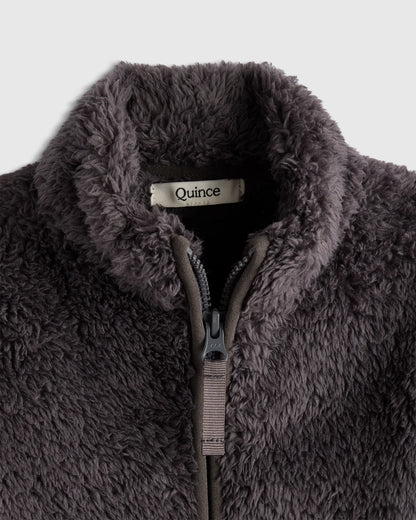 Recycled Sherpa Fleece Jacket - 2T / Ivory