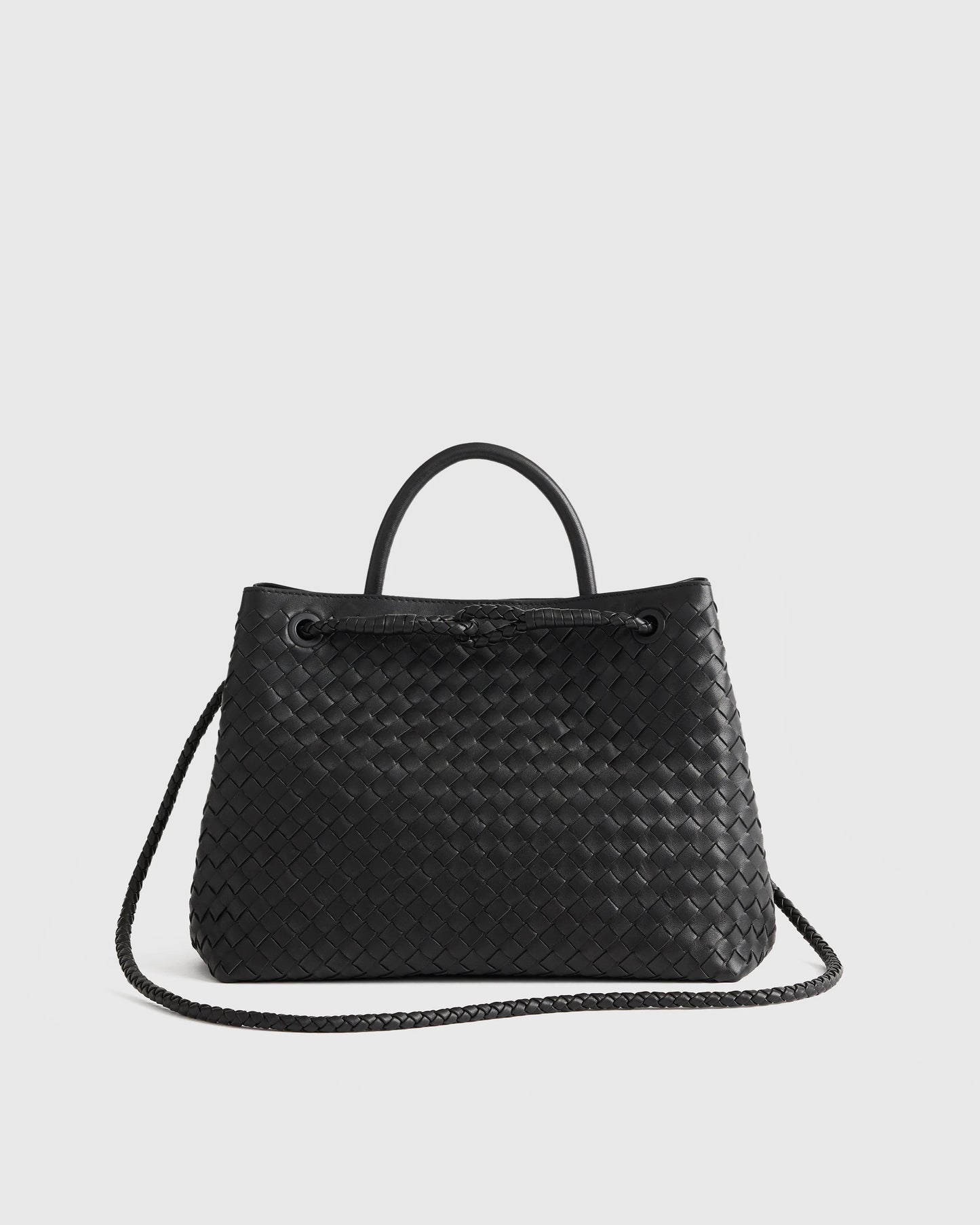 Romy Handwoven Satchel - One Size / Cognac
