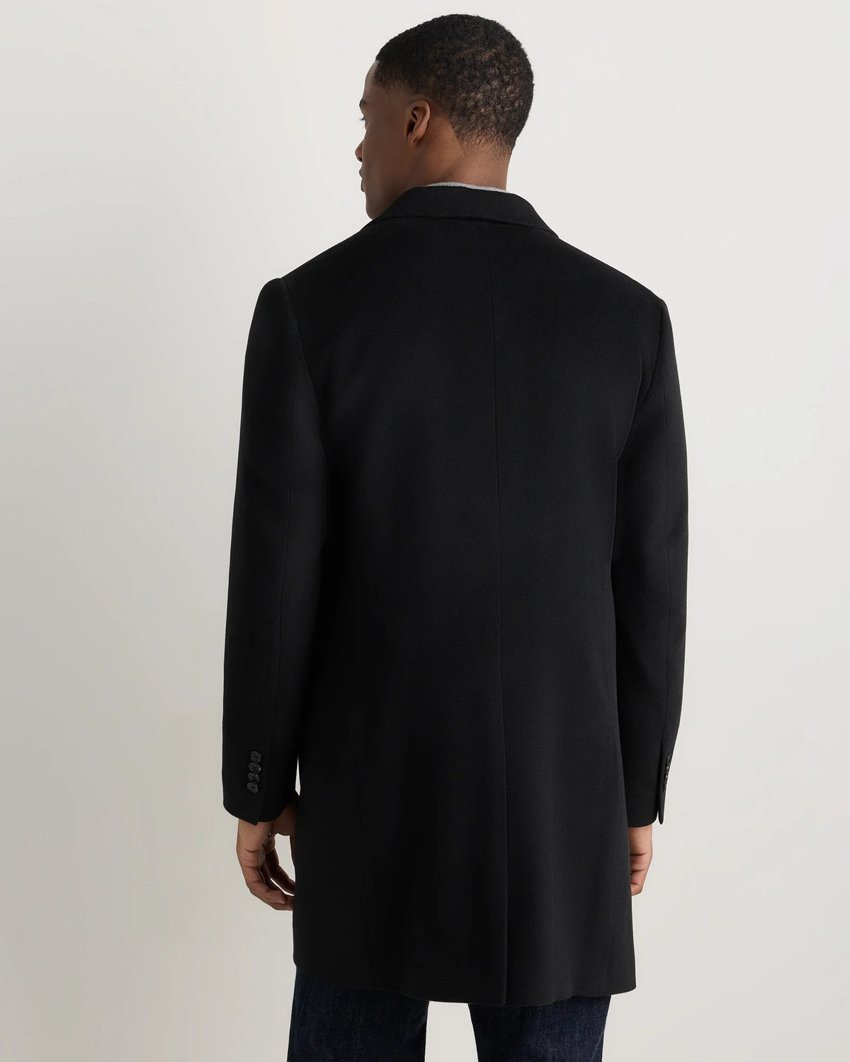 100% Mongolian Cashmere Car Coat - S / Camel