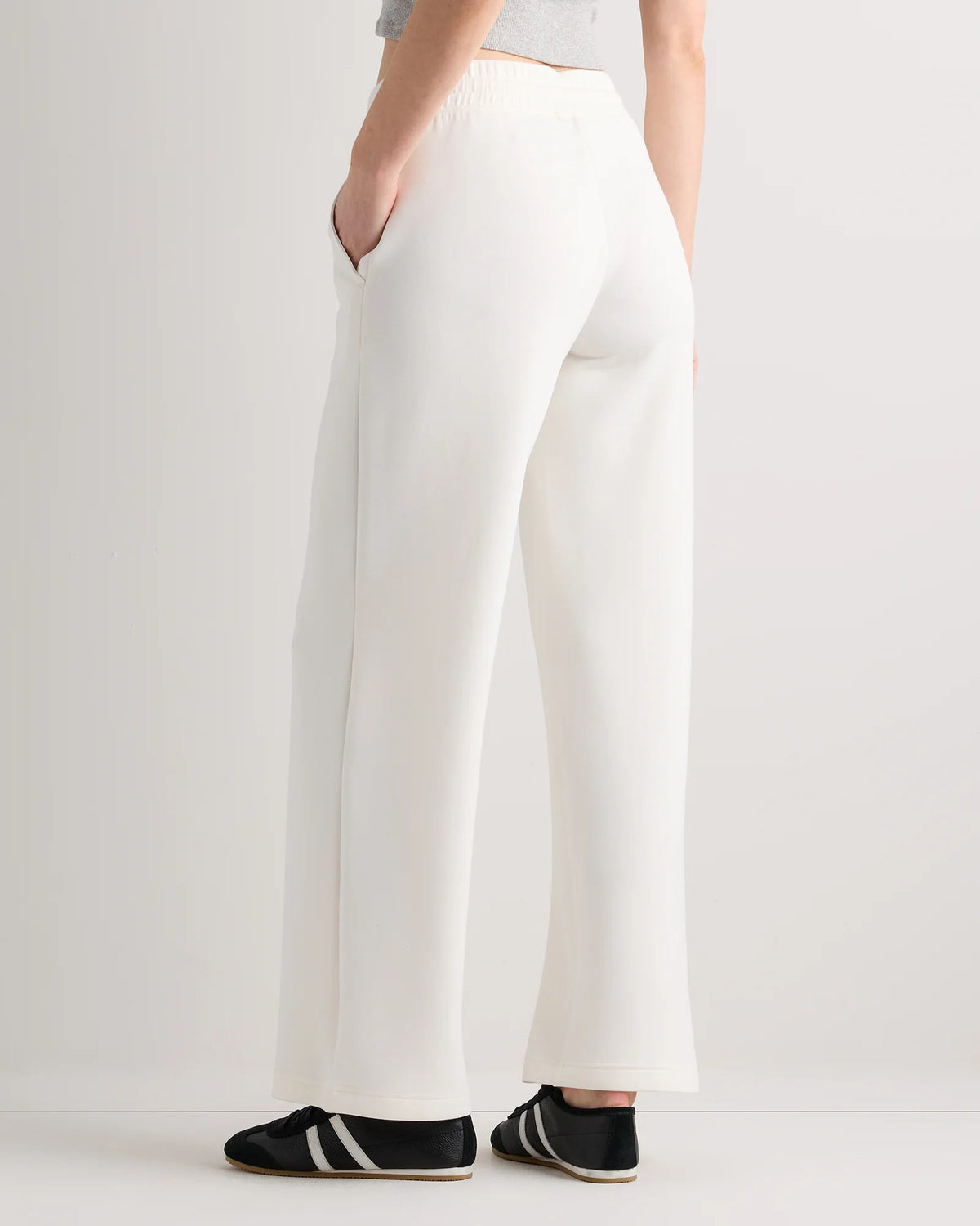 CloudComfort Wide Leg Pants - XS / Pebble Beige