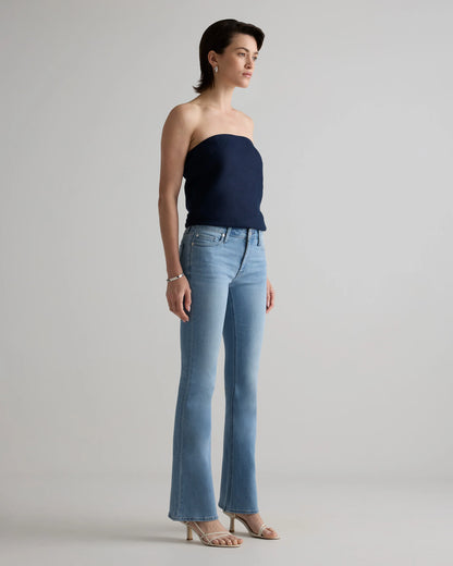 Luna Stretch Flare Jeans - 24 / Black