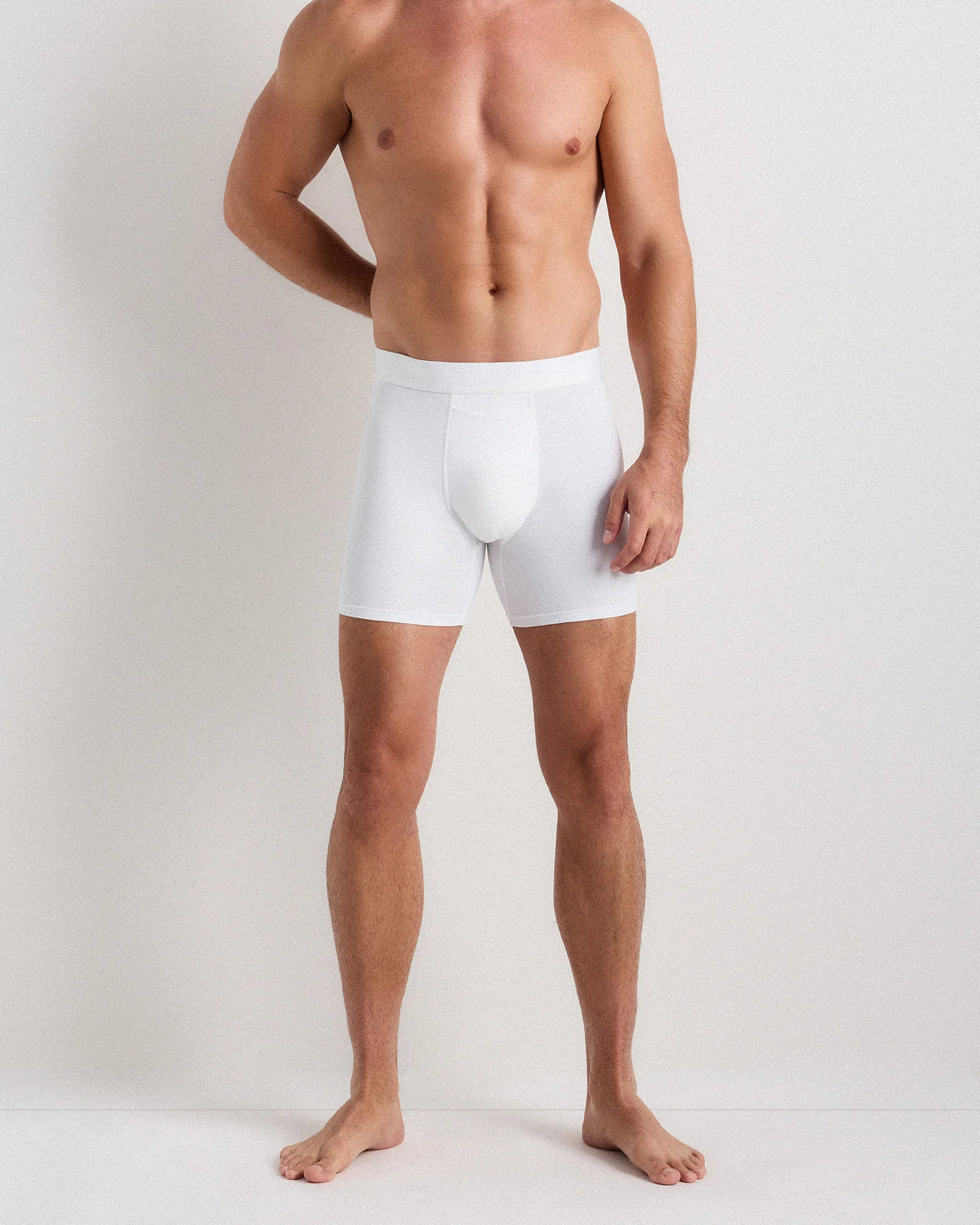Organic Cotton 4'' Trunk (3-pack) - XS / Light Grey