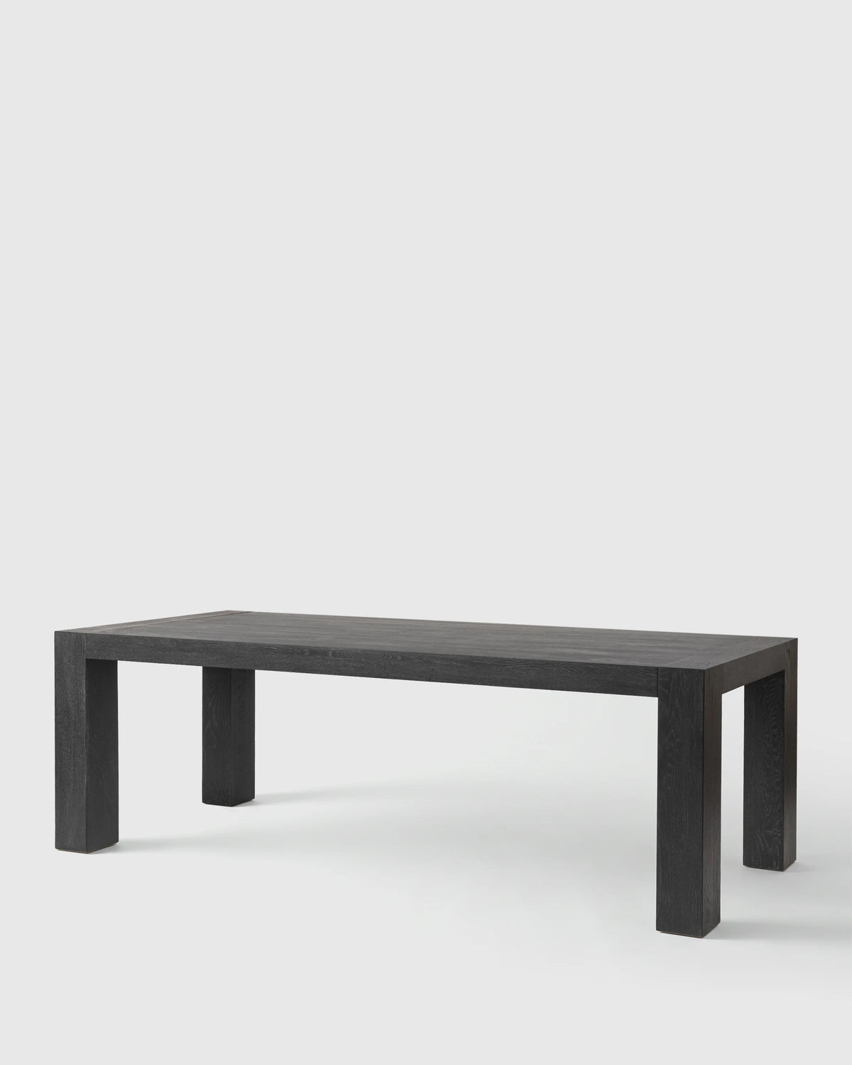 Reclaimed Oak Parsons Dining Table - One Size / Weathered Oak