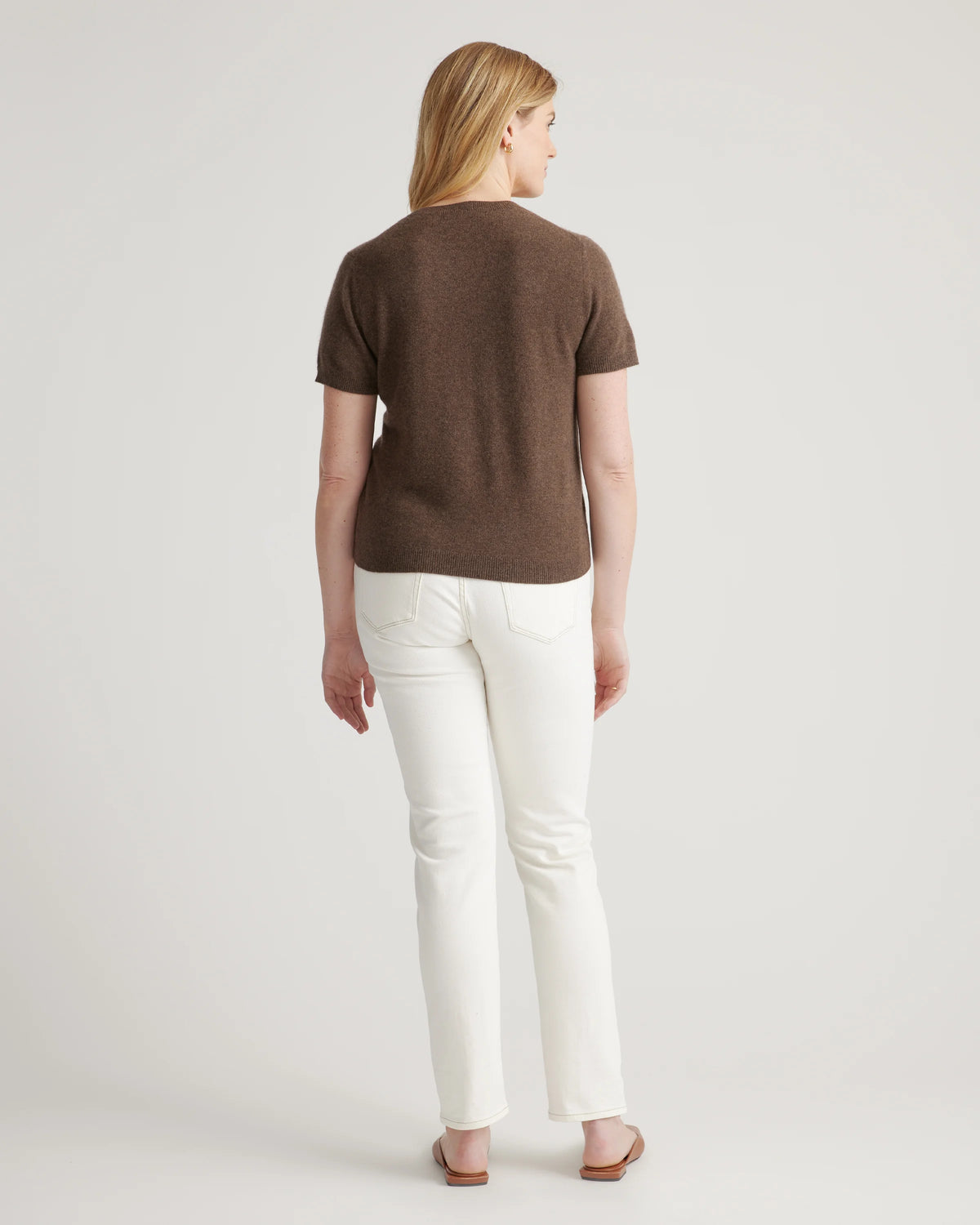 Mongolian Cashmere Tee - XS / Pale Custard Yellow