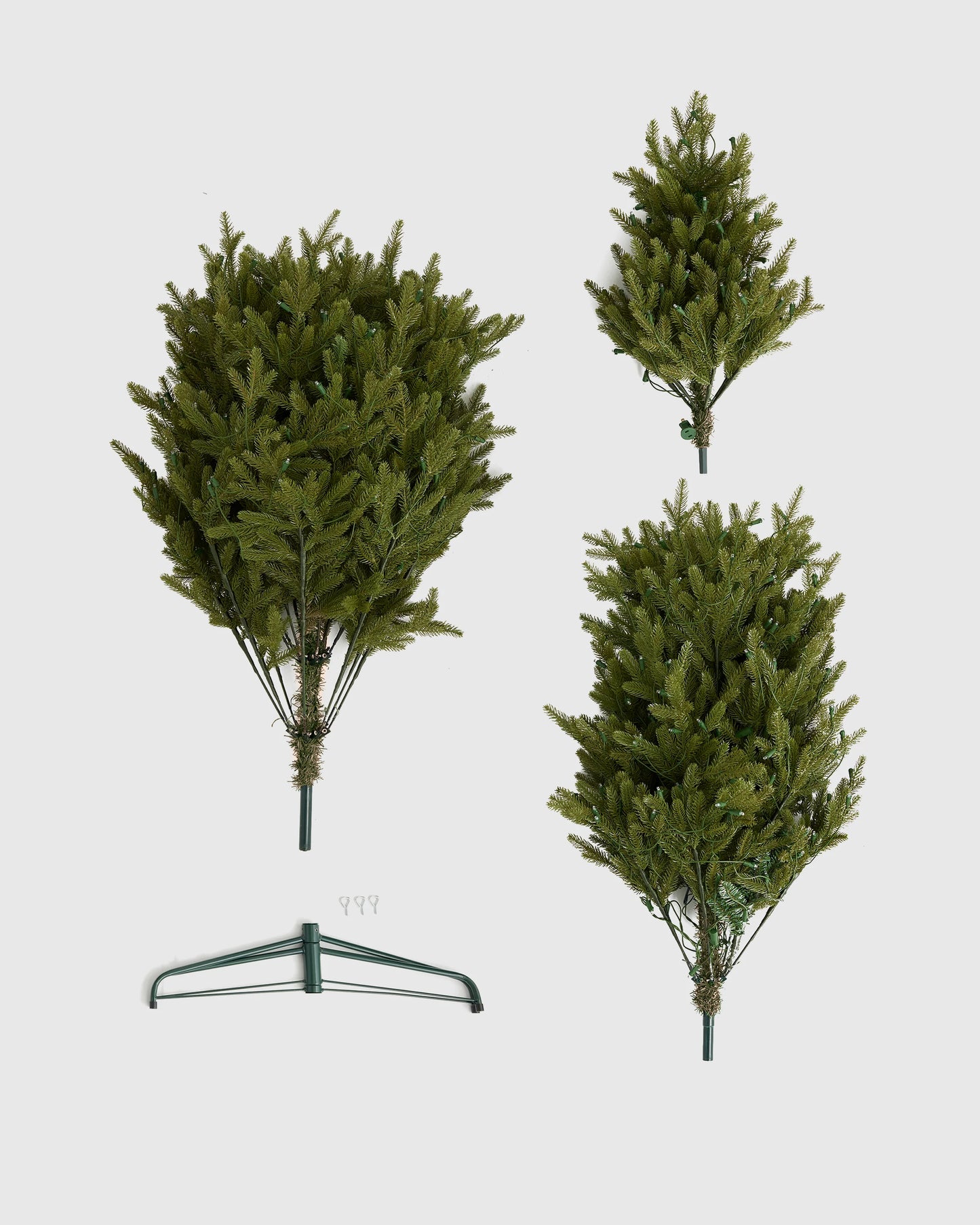 Spruce Artificial Christmas Tree: Lit - 7' / Forest Green