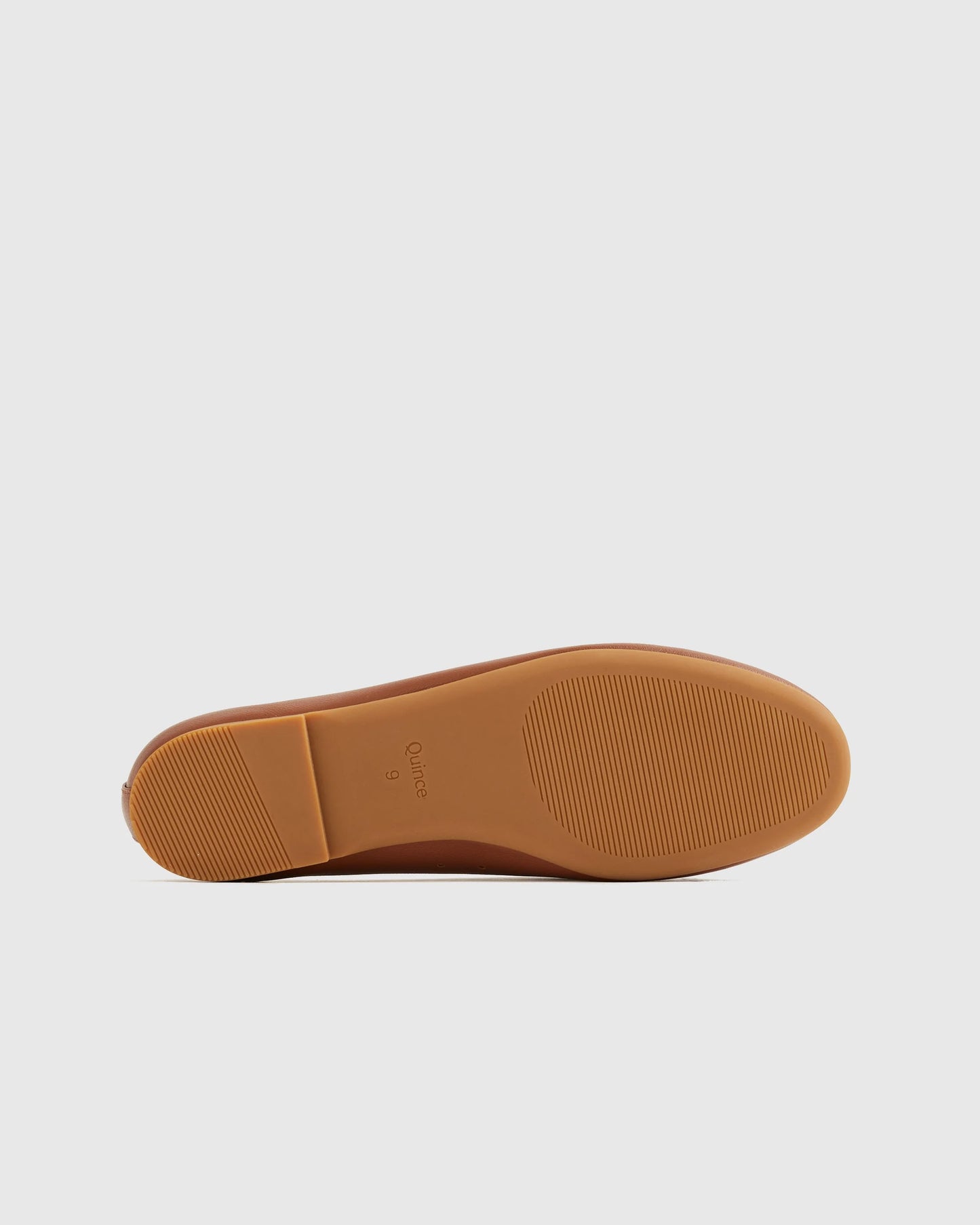 Italian Leather Glove Ballet Flat - 5 / Shell Pink