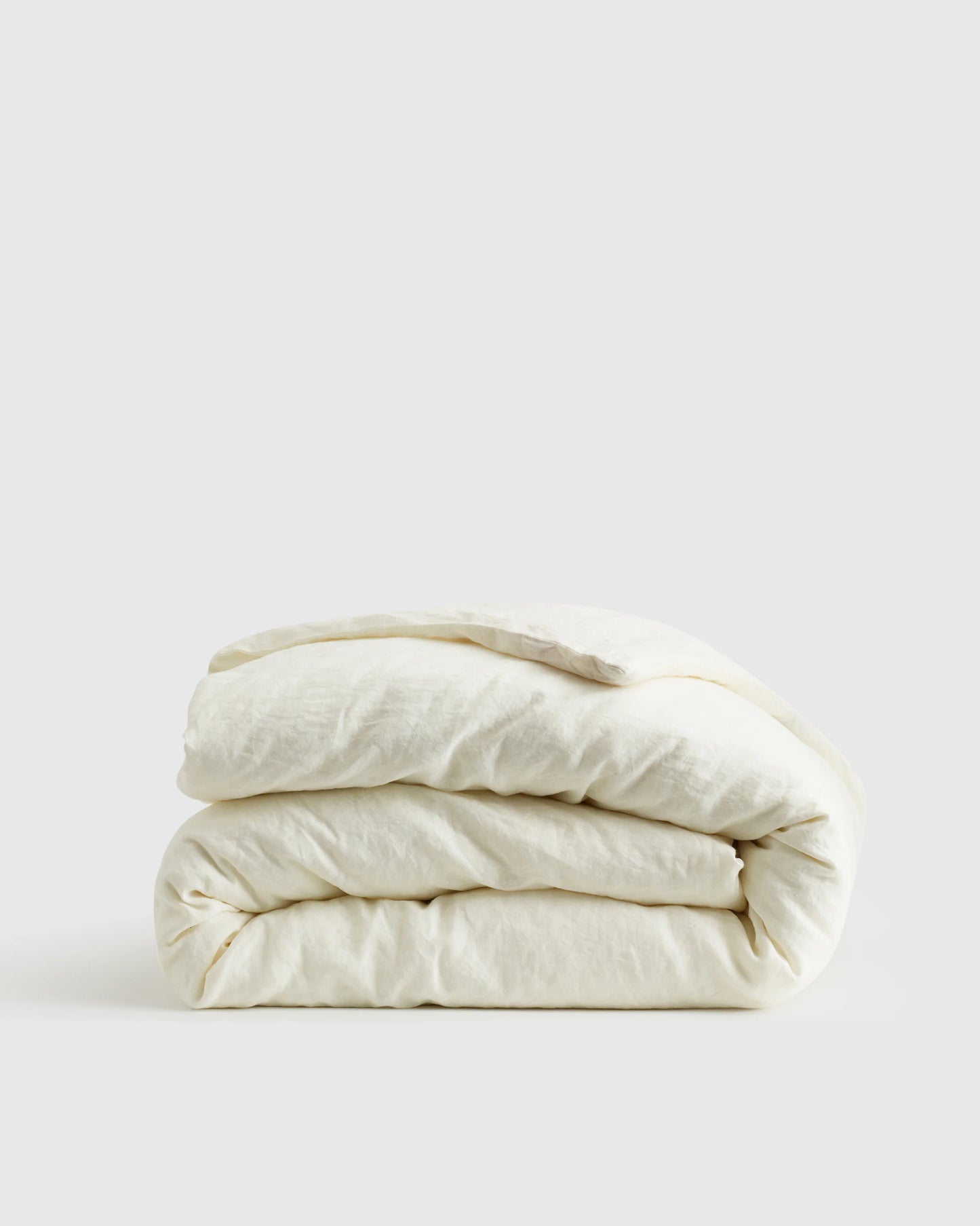European Linen Duvet Cover - Twin / Peach