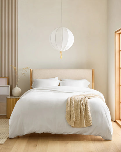 Organic Jersey Duvet Cover - Twin / Light Blue