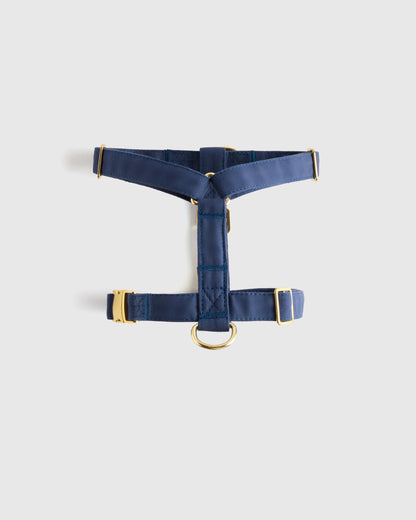 100% Cotton-Wrapped Nylon Dog Harness - XS / Navy