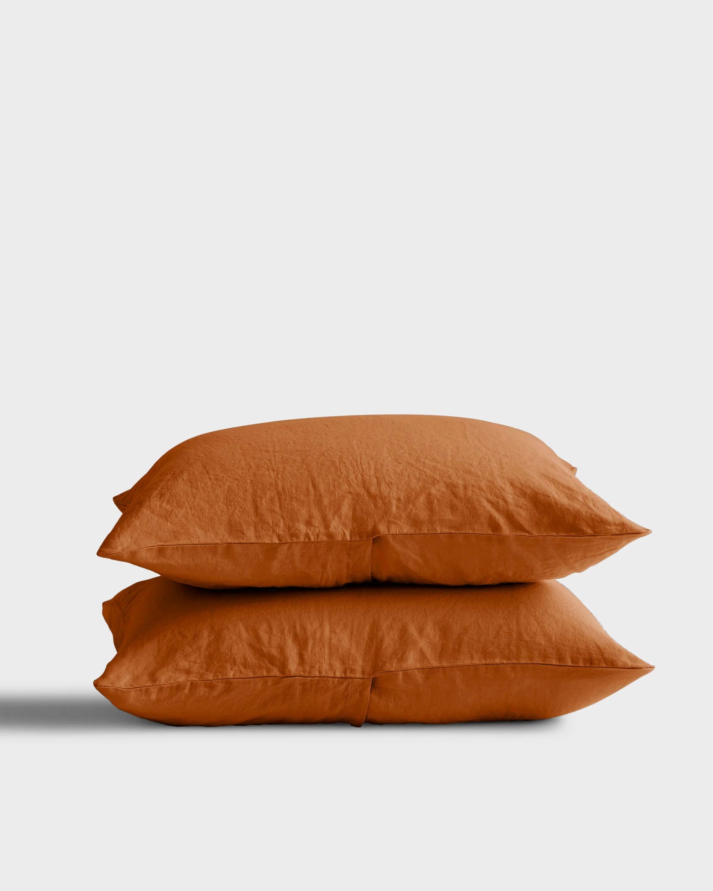 European Linen Sham Set - Standard / White