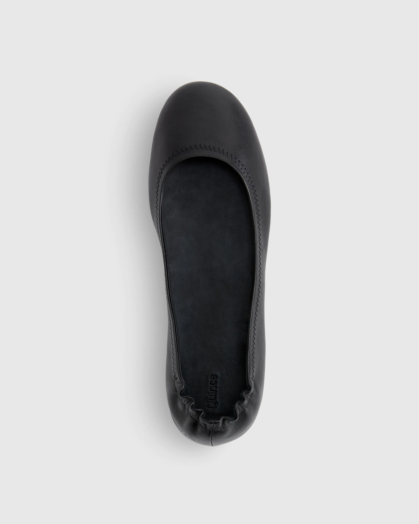 Italian Leather On-The-Go Ballet Flat - 5 / Cognac