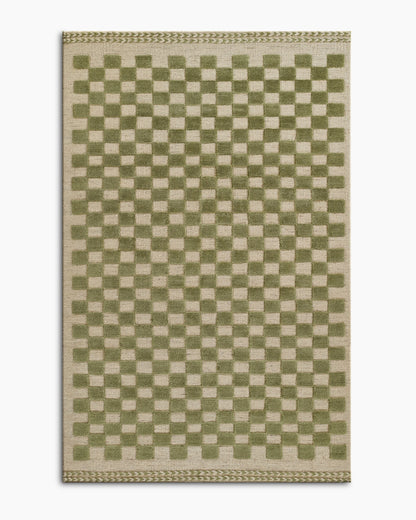 Romy Handwoven Wool Rug - 5' x 8' / Beige