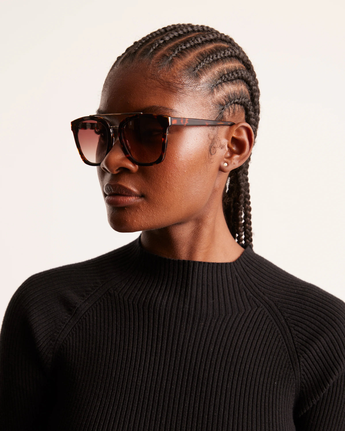 Remi Polarized Acetate Sunglasses - One Size / Ginger Tortoise with Brown Gradient lens
