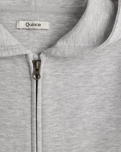 SuperSoft Fleece Zip Up Hoodie - 0-3M / Soft Sage