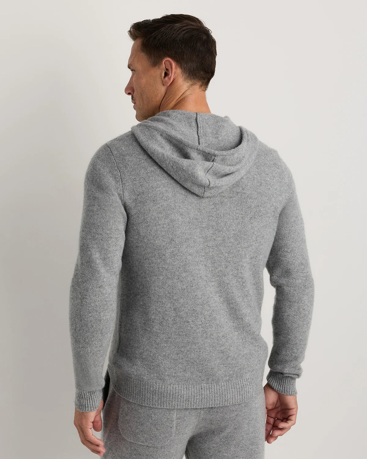 Mongolian Cashmere Full-Zip Hoodie - S / Teak