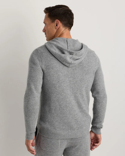Mongolian Cashmere Full-Zip Hoodie - S / Teak