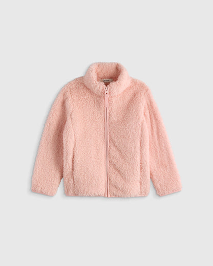 Recycled Sherpa Fleece Jacket - 2T / Ivory