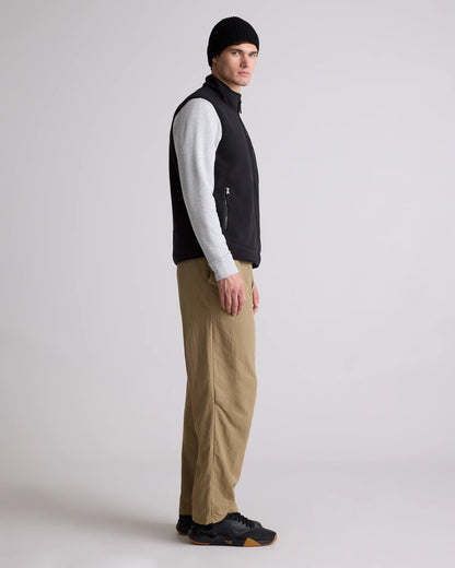 Polar Fleece Full-Zip Vest - S / Gravel