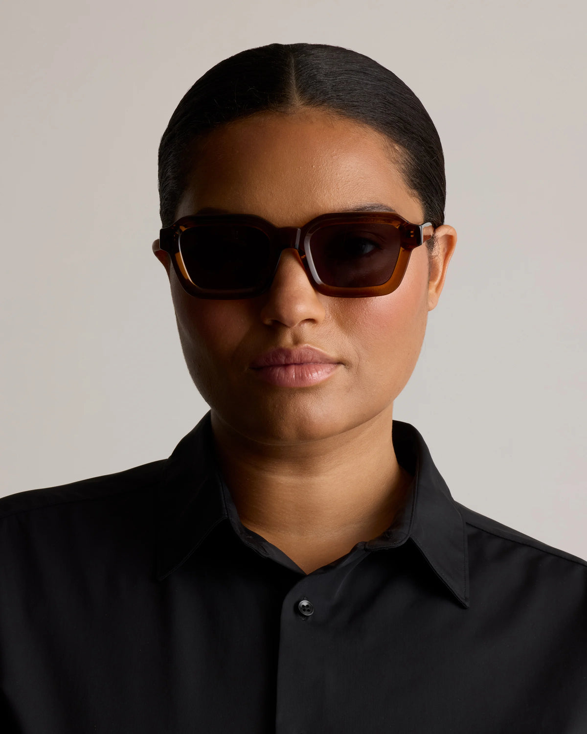Ibiza Polarized Acetate Sunglasses - One Size / Amethyst Tortoise with Grey lens
