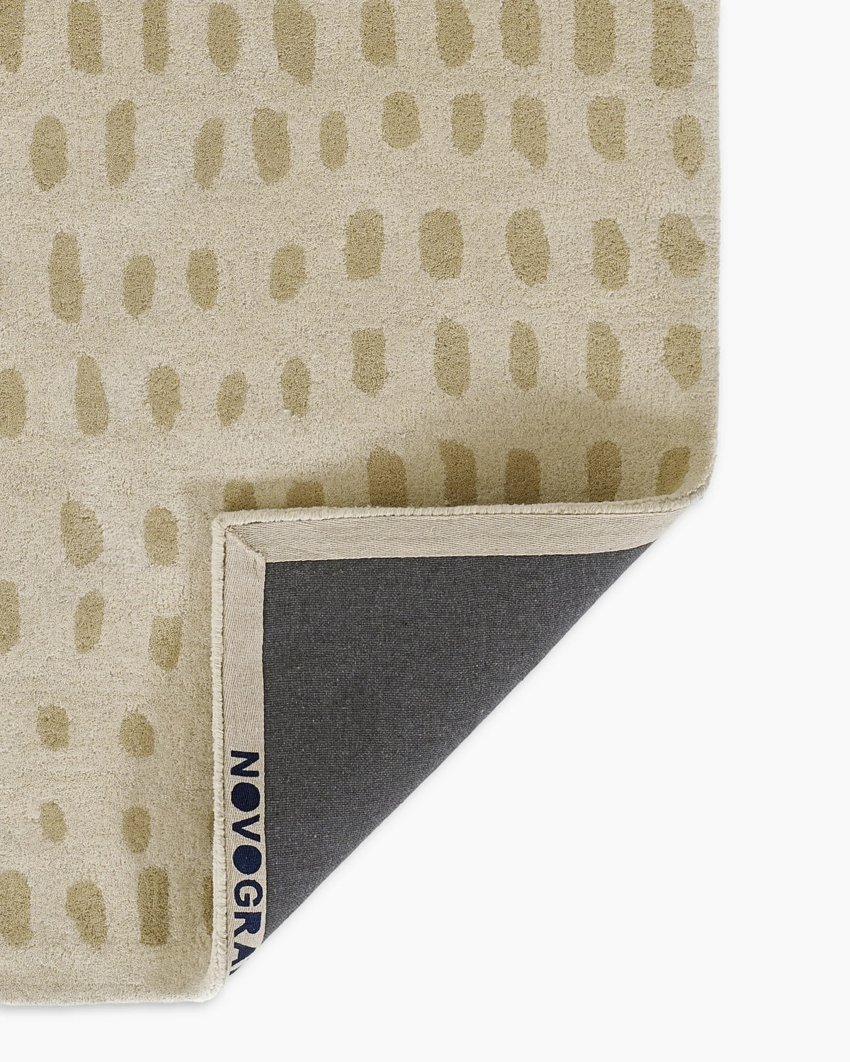 Painterly Dots Hand-Tufted Wool Rug - 3'6" x 5'6" / Navy