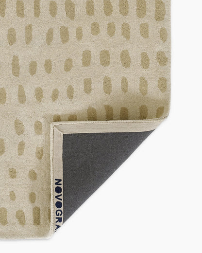 Painterly Dots Hand-Tufted Wool Rug - 3'6" x 5'6" / Navy
